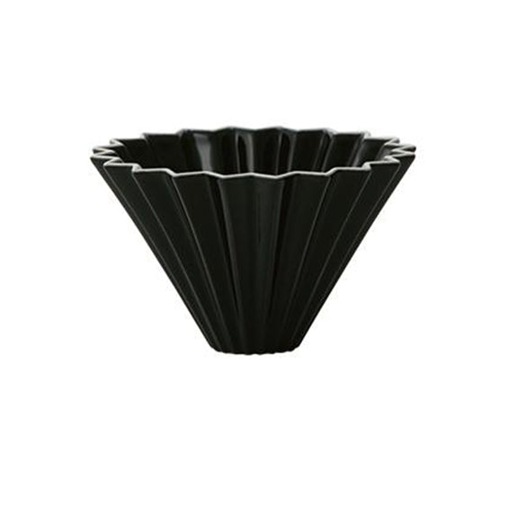 Origami Black Dripper M with Plastic Holder