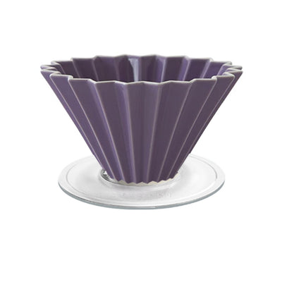 Origami Purple Dripper M with Plastic Holder-standard