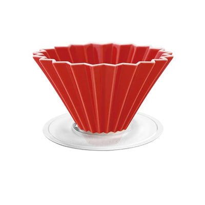 Origami Red Dripper M with Plastic Holder-standard