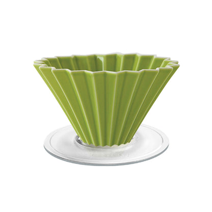 Origami Green Dripper M with Plastic Holder