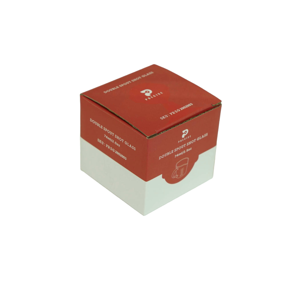 Precise - 2.4oz Shot Glass with Double Spouts and Handle