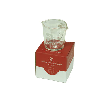 Precise - 2.4oz Shot Glass with Double Spouts and Handle