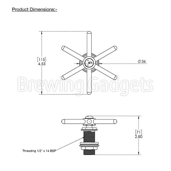 Krome Rinser Replacement Spray Disk