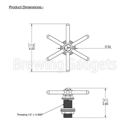 Krome Rinser Replacement Spray Disk