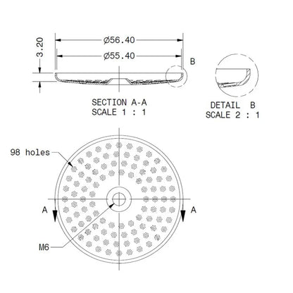 IMS SI-200-NT / NS - VA Shower Screen