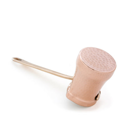 SOY C1G - Copper Turkish Coffee Pot, Silver Lining Inside