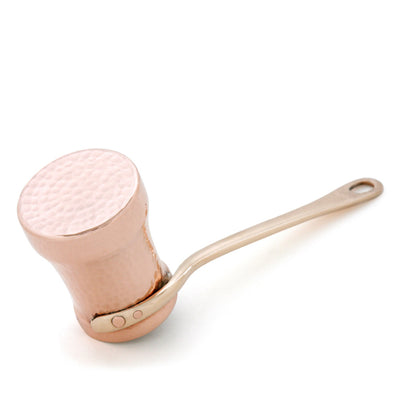 SOY C1G - Copper Turkish Coffee Pot, Silver Lining Inside