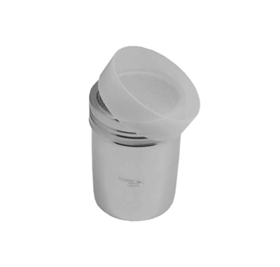 Krome Coffee Cocoa Shaker Fine, Stainless Steel
