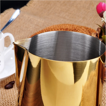 Barista Space Gold Milk Pitcher for Latte Art