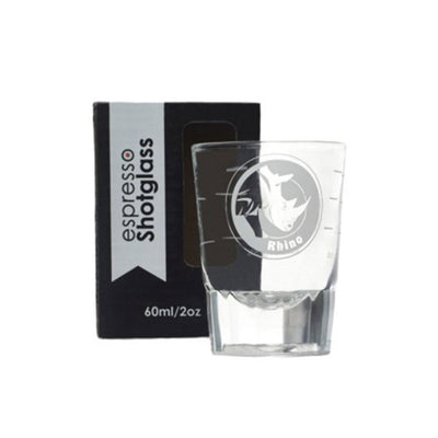 Rhino  Espresso Shotglass, 2oz/60ml