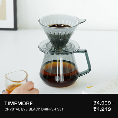 Timemore Crystal Eye Clear 02 Size Dripper Set