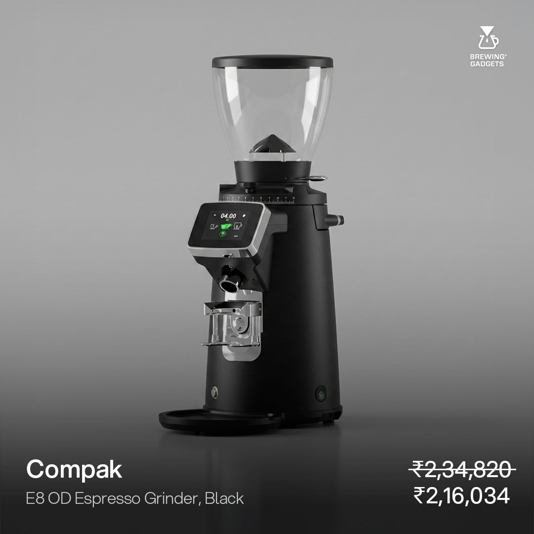 COMPAK - E8 OD Espresso Grinder, 83mm Flat Burrs
