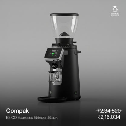 COMPAK - E8 OD Espresso Grinder, 83mm Flat Burrs