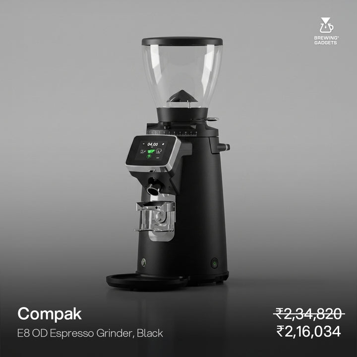 COMPAK - E8 OD Espresso Grinder, 83mm Flat Burrs