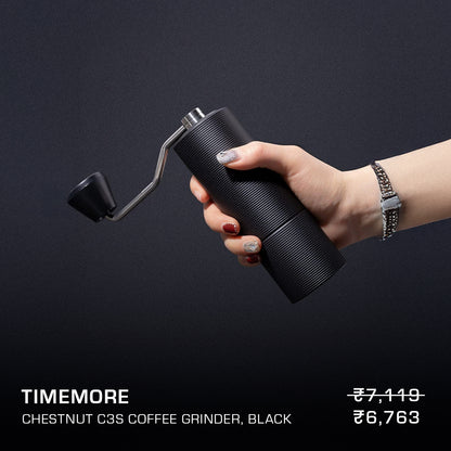 Timemore Chestnut C3S Coffee Grinder, Black