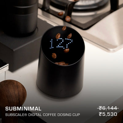 Subminimal Subscale – Digital Coffee Dosing Cup