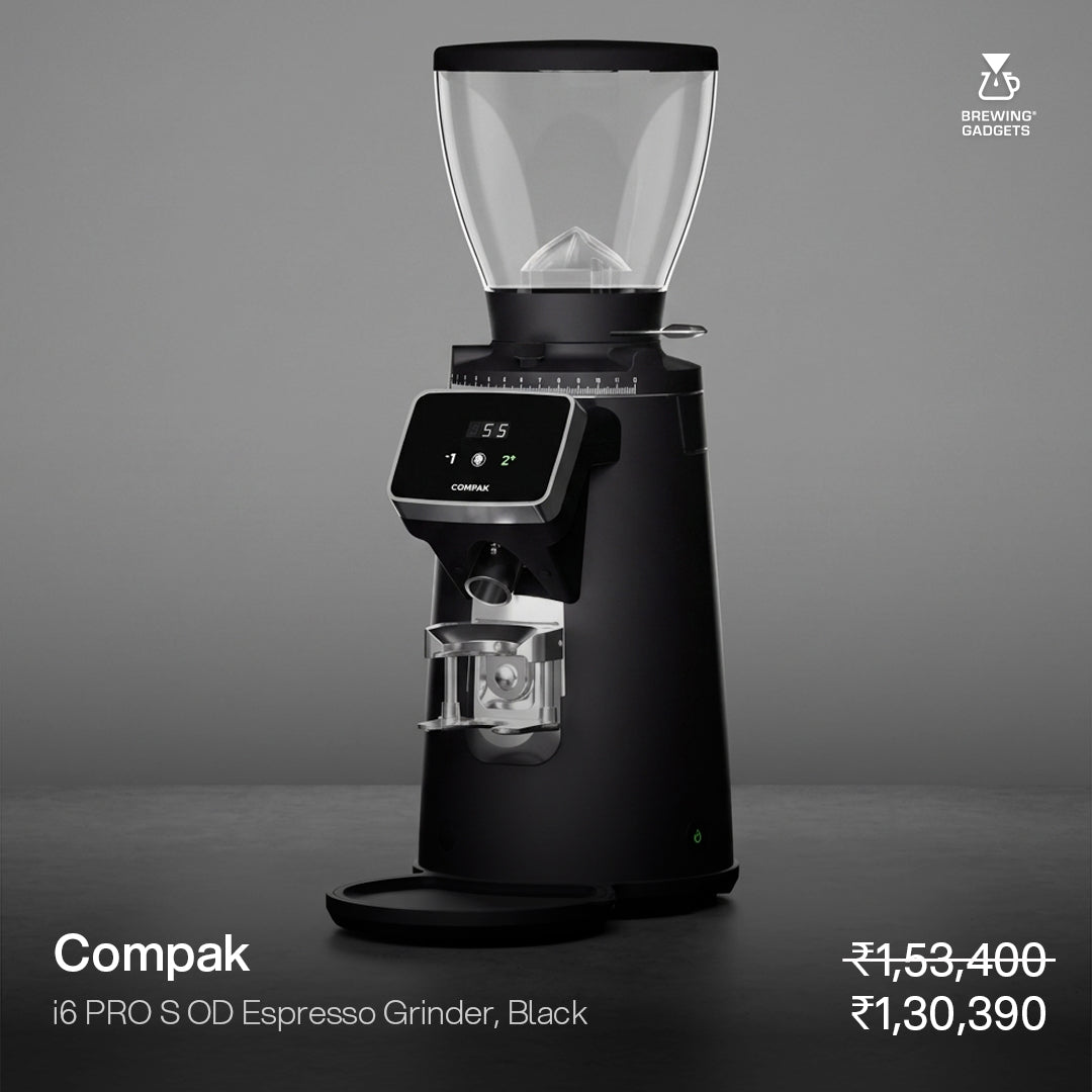 Compak i6 PRO S, OD Espresso Grinder, 64mm RS Burr