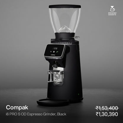 Compak i6 PRO S, OD Espresso Grinder, 64mm RS Burr
