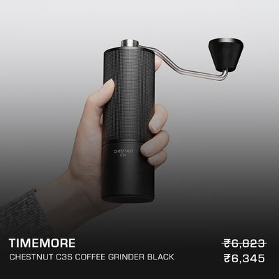 Timemore Chestnut C3S Coffee Grinder, Black