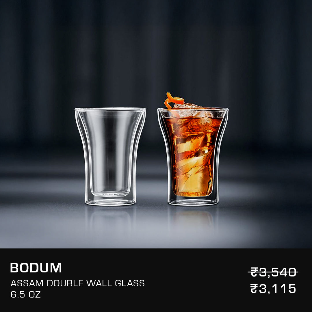 Bodum Assam Double Wall Thermo Glass – Set of 2 Heat-Resistant Glasses