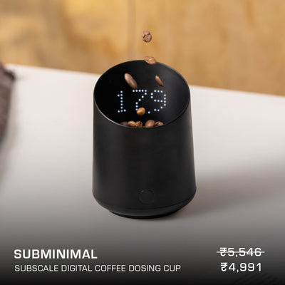 Subminimal Subscale – Digital Coffee Dosing Cup