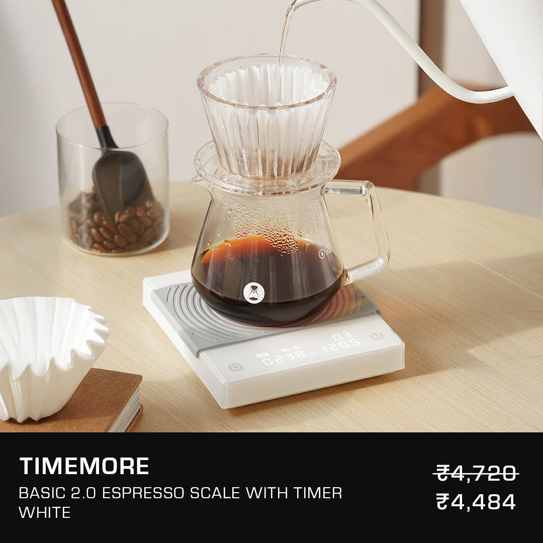 Timemore Basic 2.0 Electronic Espresso Scale with Timer White