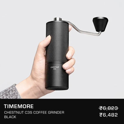 Timemore Chestnut C3S Coffee Grinder, Black
