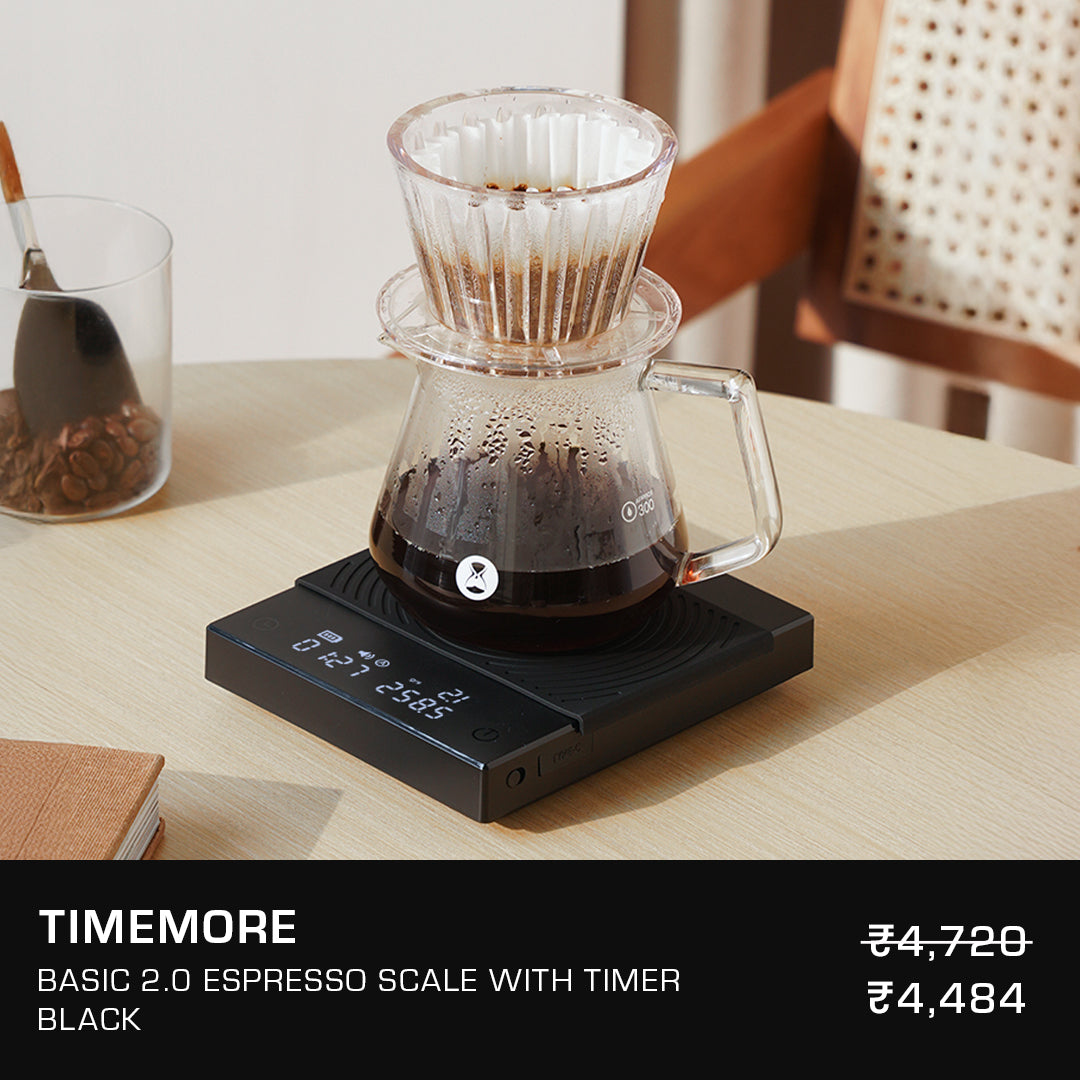 Timemore Basic 2.0 Electronic Espresso Scale with Timer Black