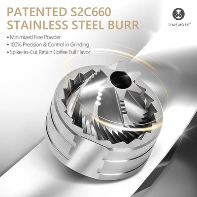 Timemore Chestnut C3S Coffee Grinder, Black