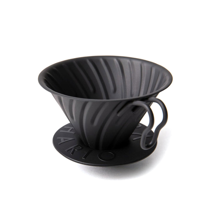 Hario V60-02 Metal Coffee Dripper/ Matt Black - Brewing Gadgets India Private Limited