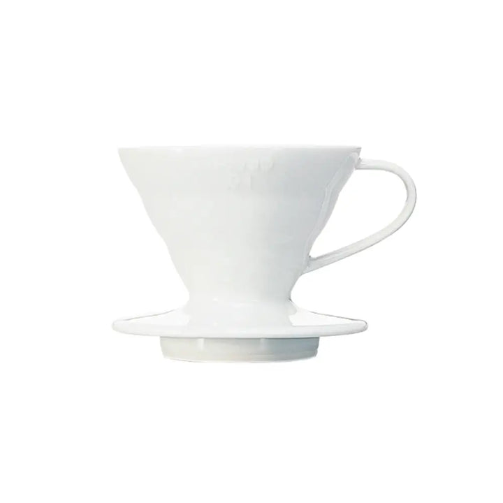Hario V60-01 Ceramic Coffee Dripper, White - Brewing Gadgets India Private Limited
