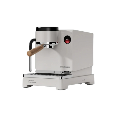 Wendougee Lita Semi-Automatic Espresso Machine, White