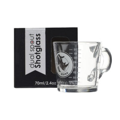 Rhino Coffee Gear Dual Spout Shotglass With Handle