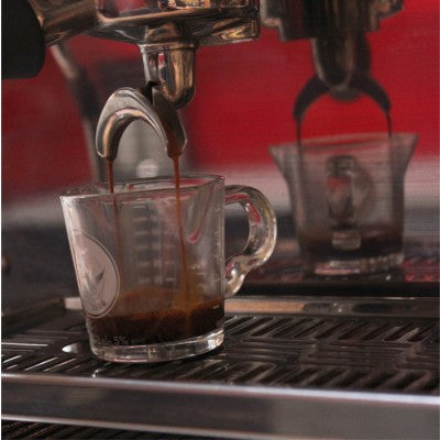 Rhino Coffee Gear Dual Spout Shotglass With Handle