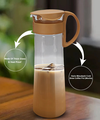 Hario Mizudashi Cold Brew Coffee Pot Mocha - Heat Proof