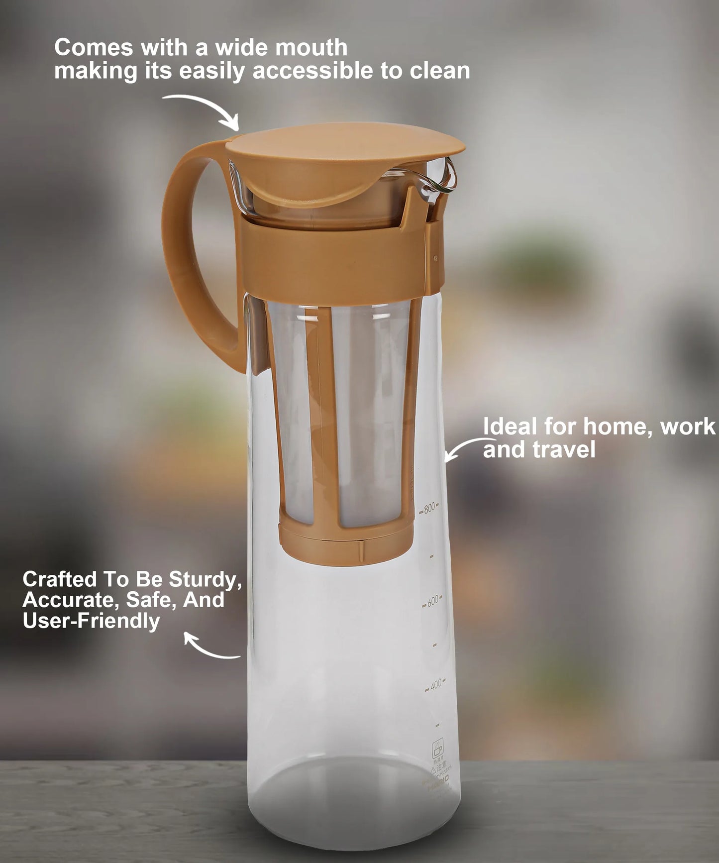 Hario Mizudashi Cold Brew Coffee Pot Mocha -Safe and User friendly