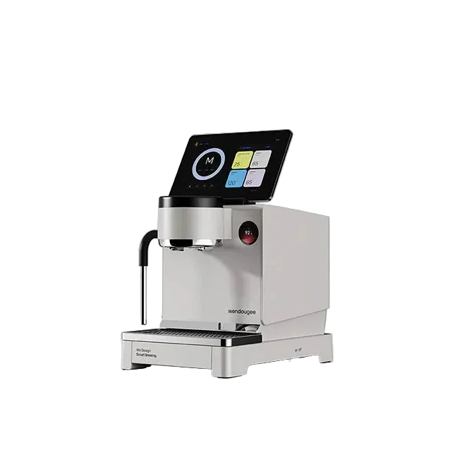 Wendougee Lita Semi-Automatic Espresso Machine, White