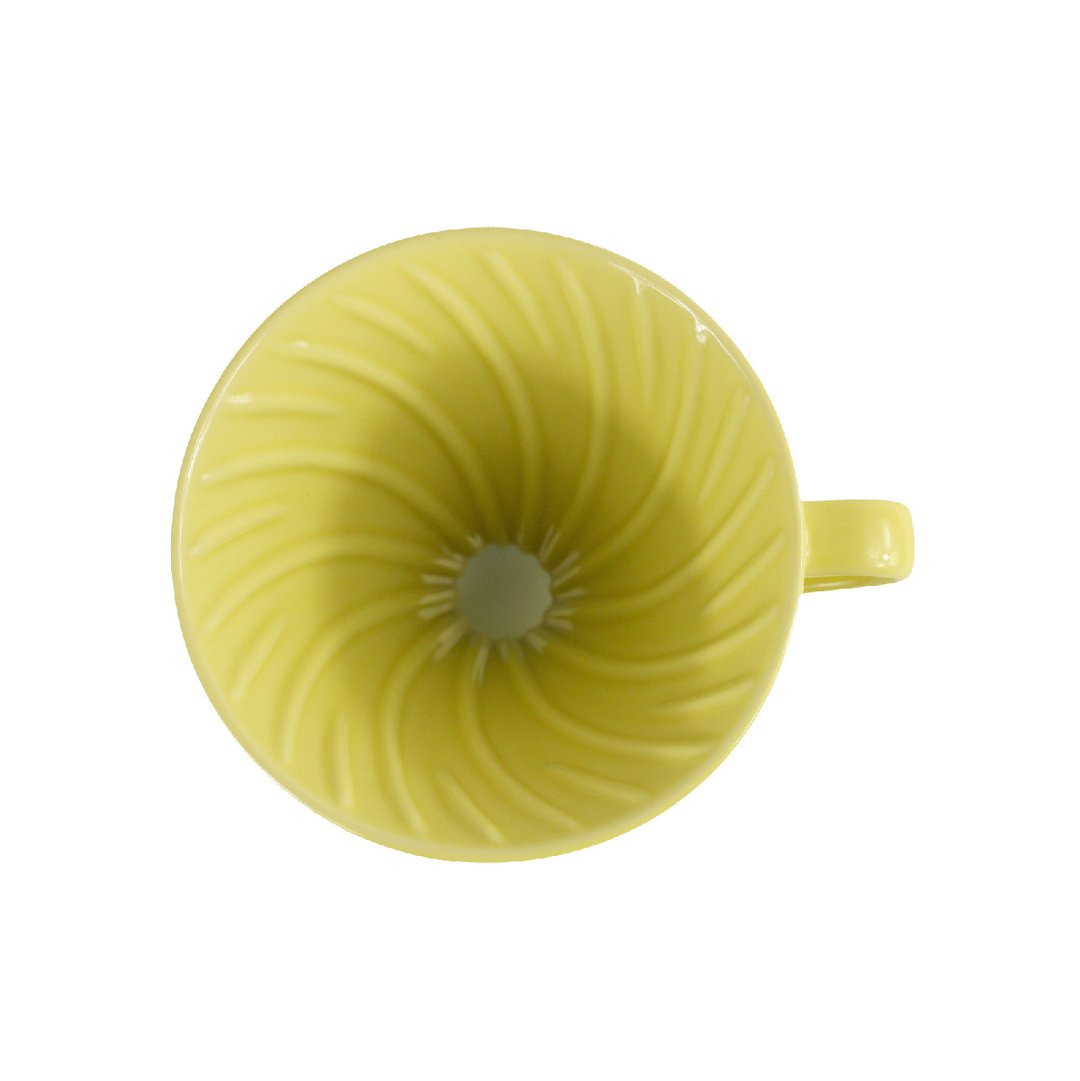 Hario V60-02 Ceramic Dripper - Yellow